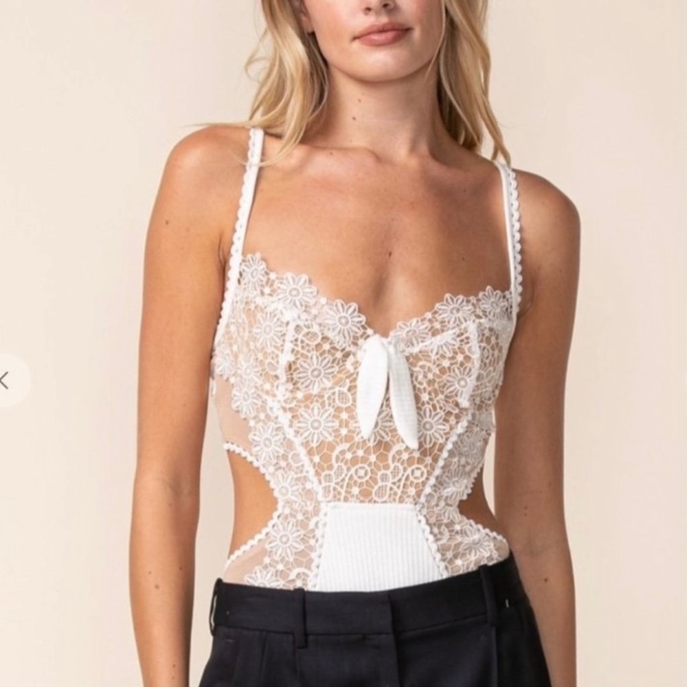 NWOT Sky to Moon Lingerie Bodysuit L